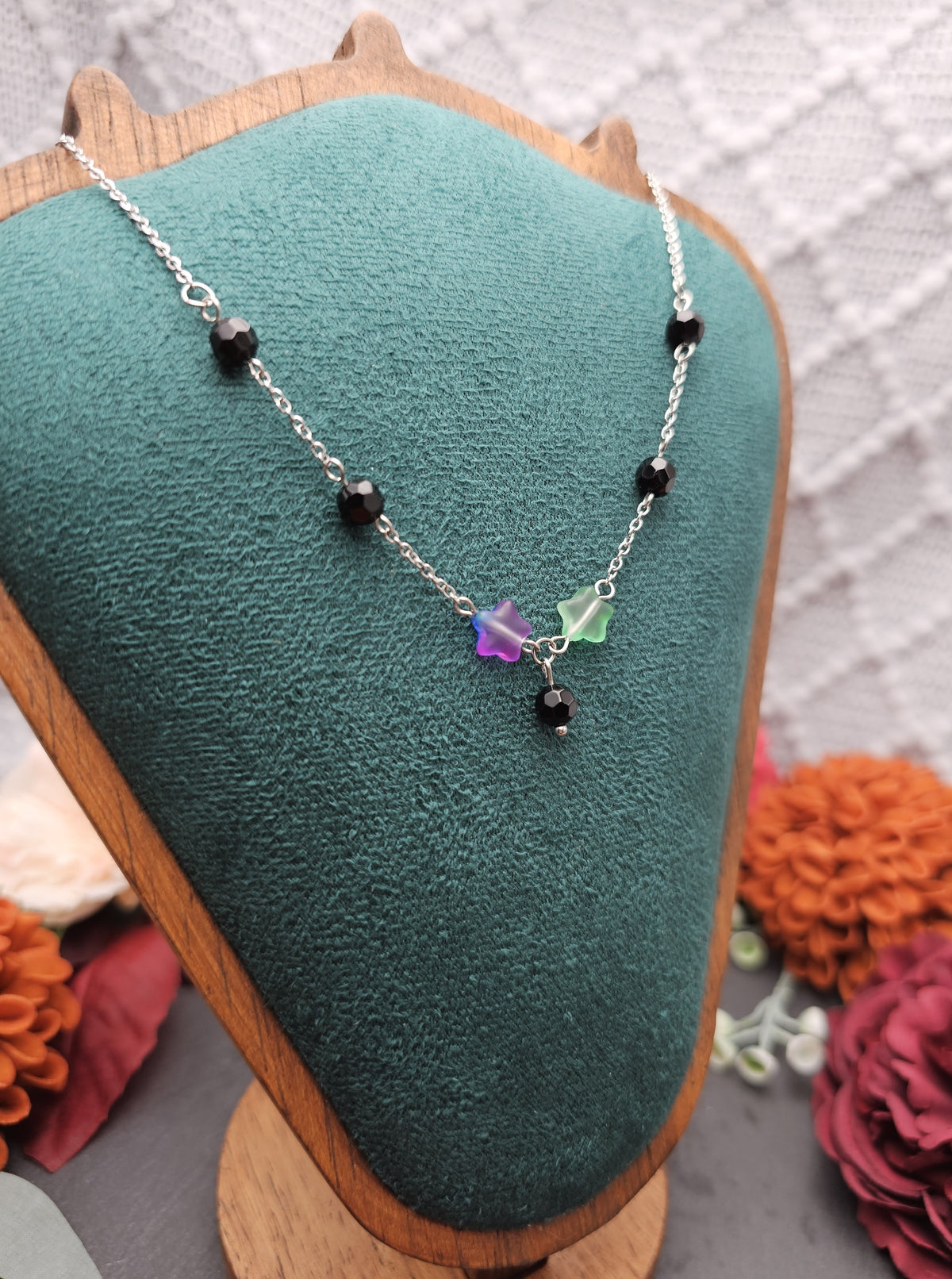 Halskette Rußgeist | Onyx | Edelstahl