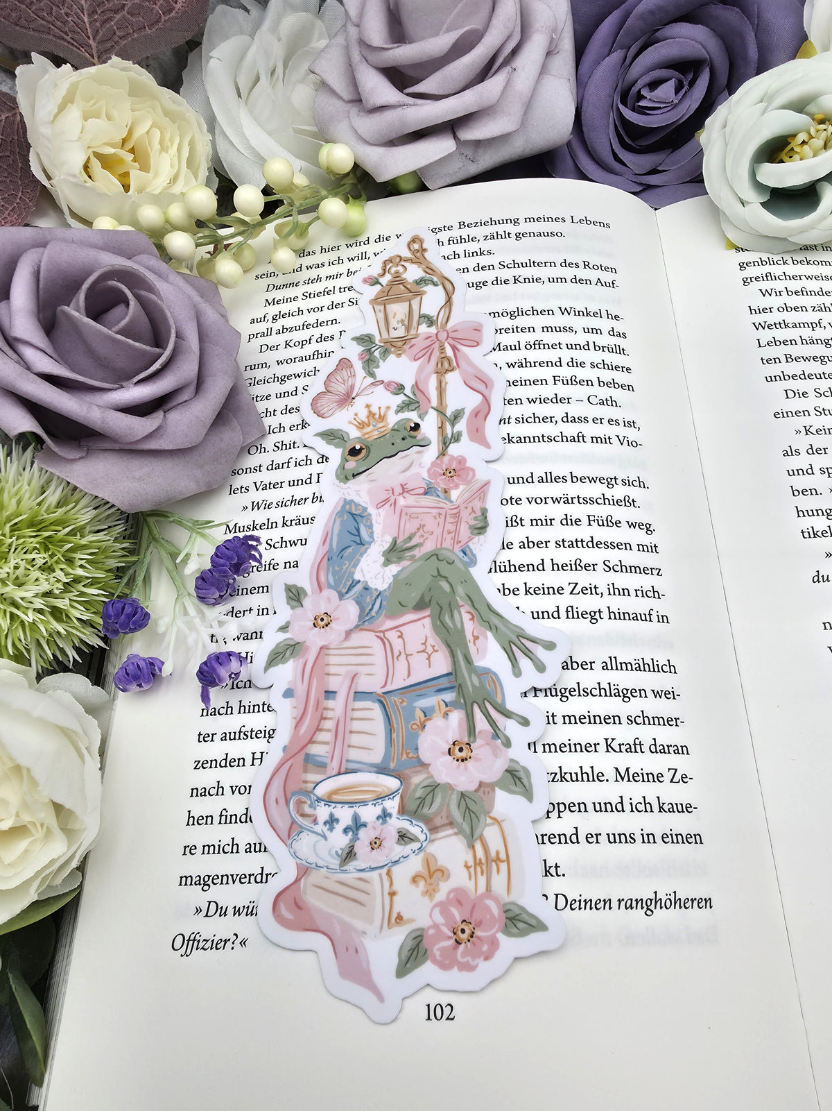Lesezeichen Fairy Tale Frog | Die Cut Bookmark