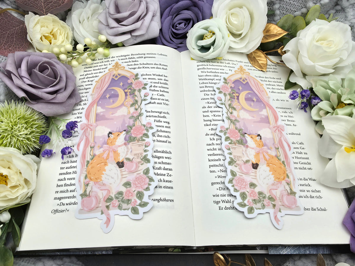 Lesezeichen Whimsical Fox | Die Cut Bookmark