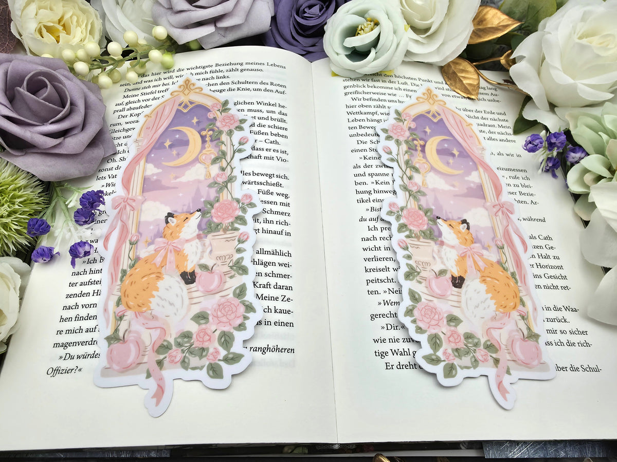 Lesezeichen Whimsical Fox | Die Cut Bookmark