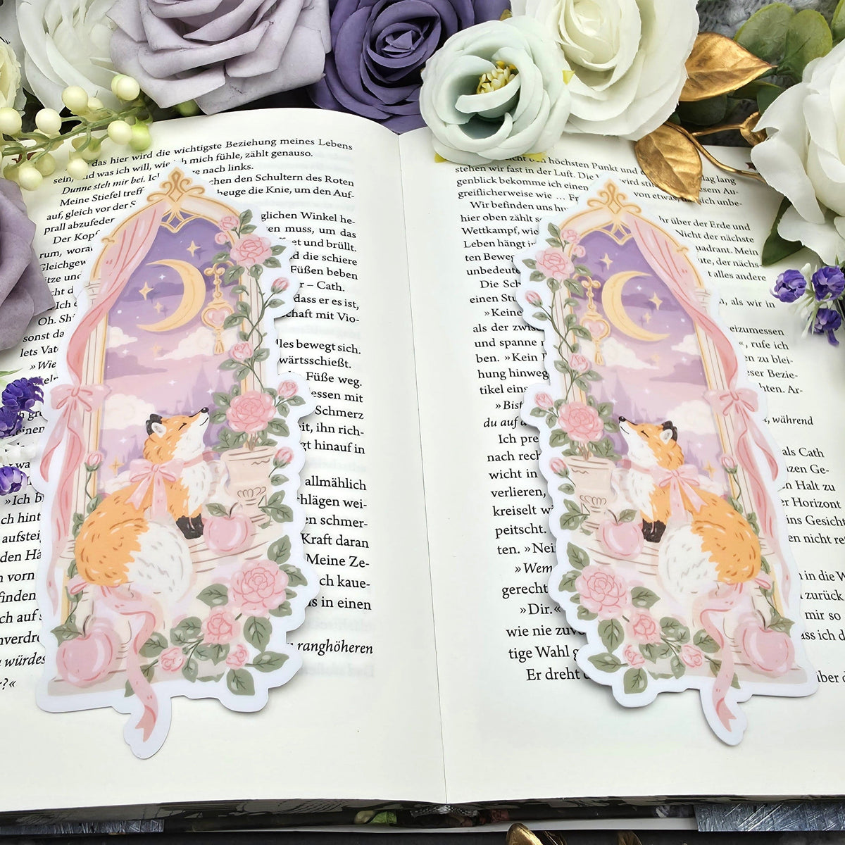 Lesezeichen Whimsical Fox | Die Cut Bookmark