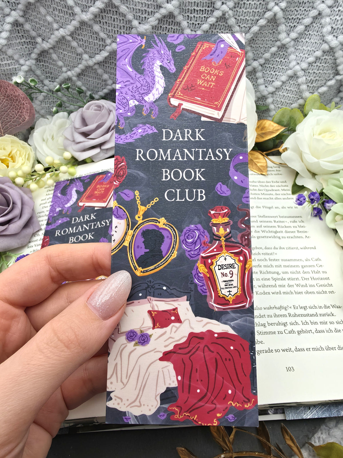 Lesezeichen Dark Romantasy Bookclub | Bookmark