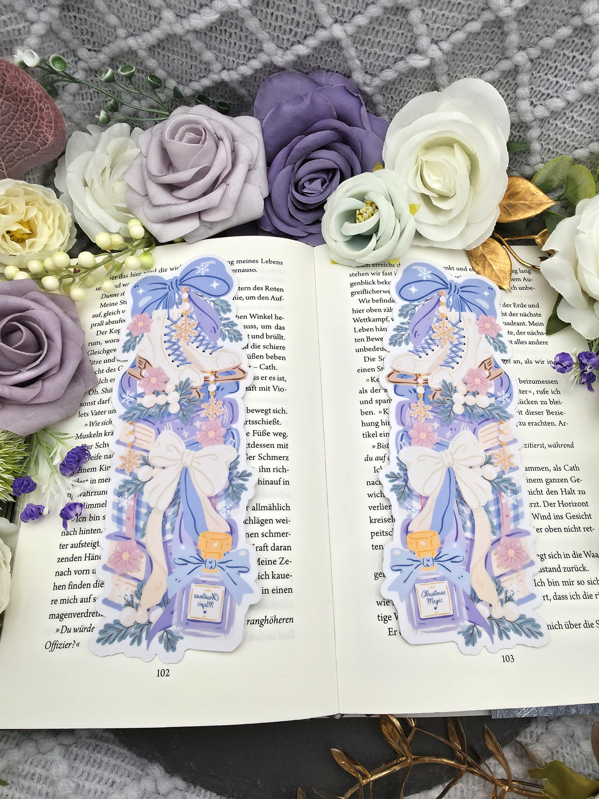 Lesezeichen Christmas Magic | Die Cut Bookmark