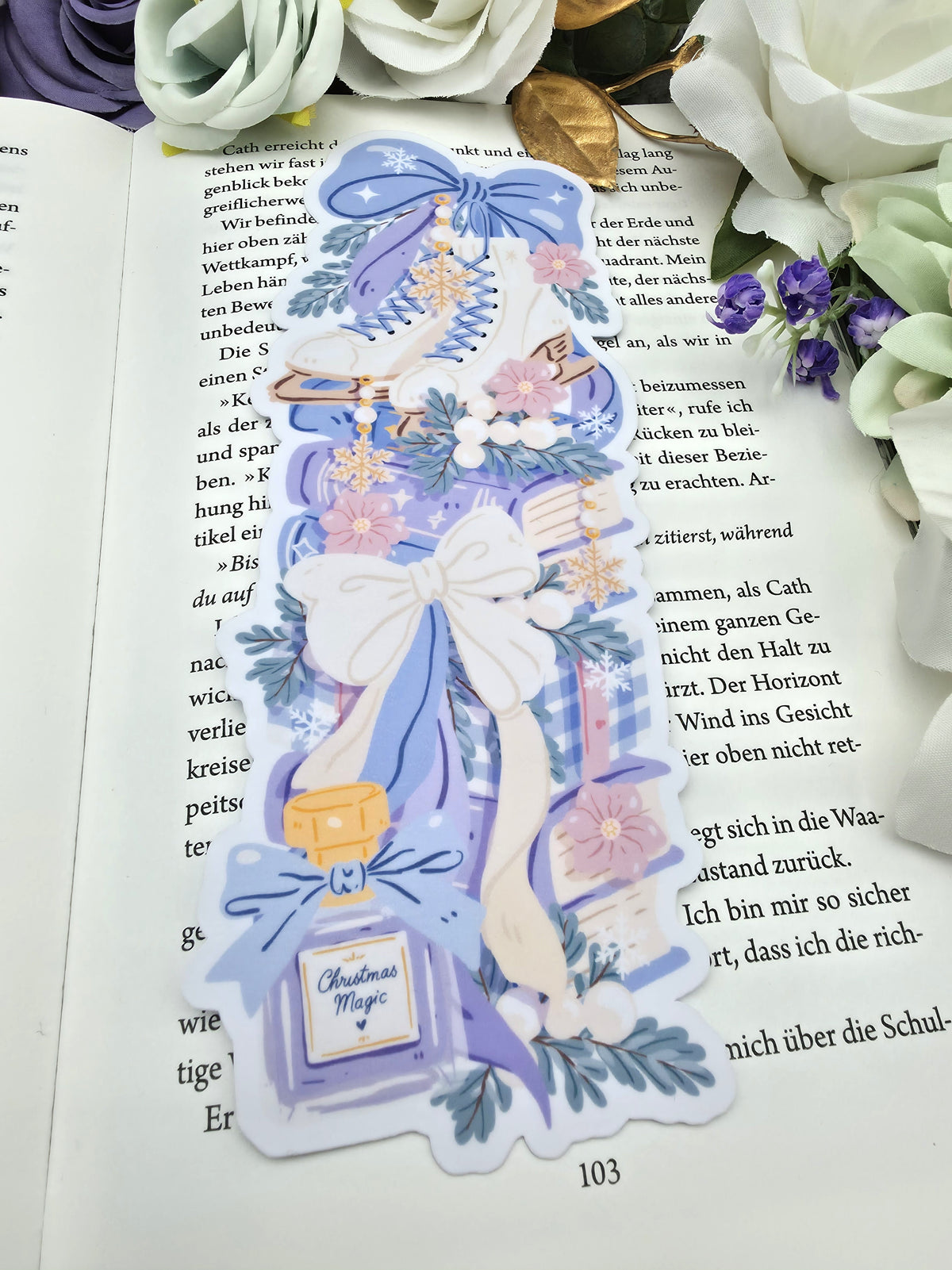 Lesezeichen Christmas Magic | Die Cut Bookmark