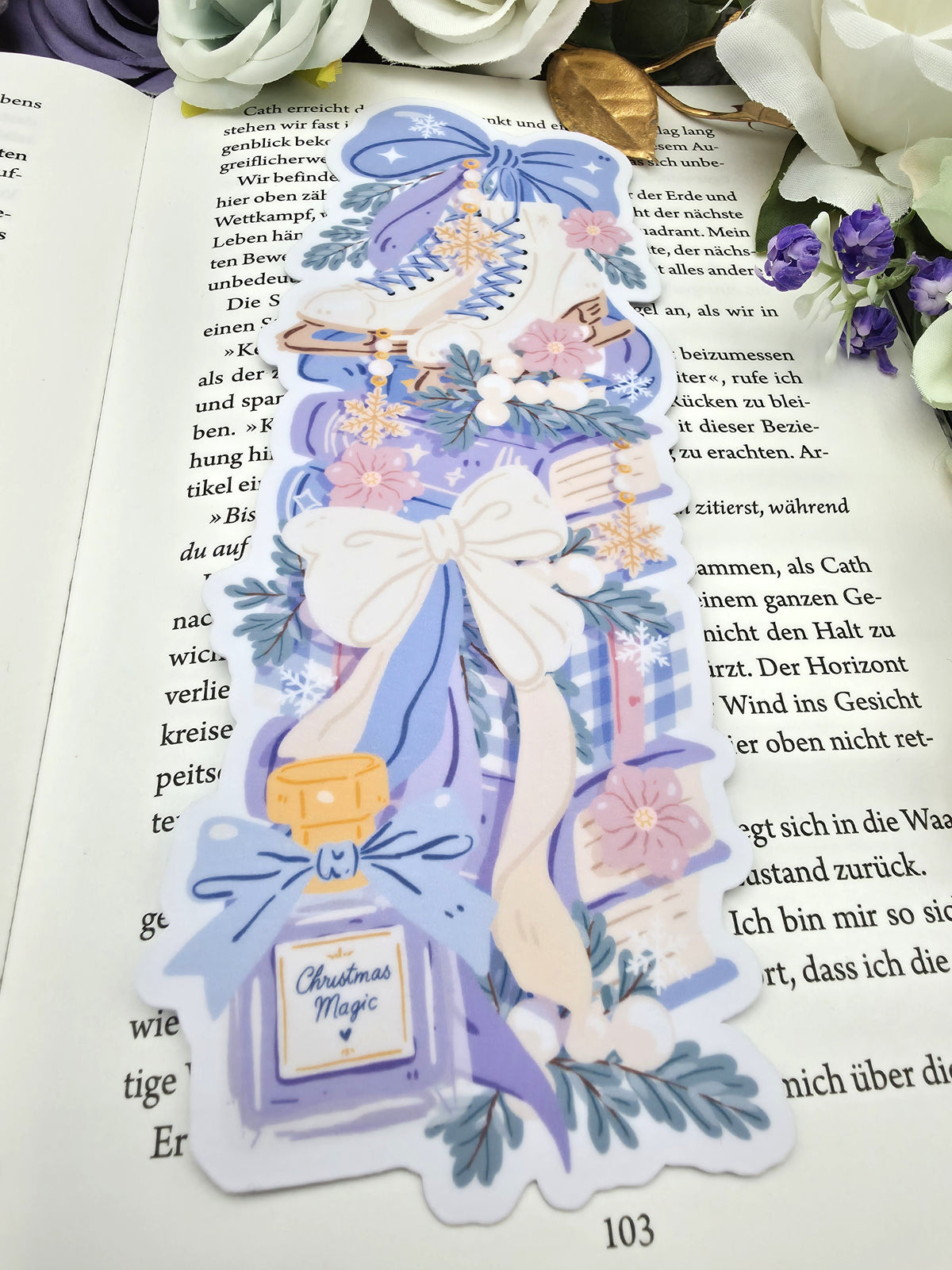 Lesezeichen Christmas Magic | Die Cut Bookmark