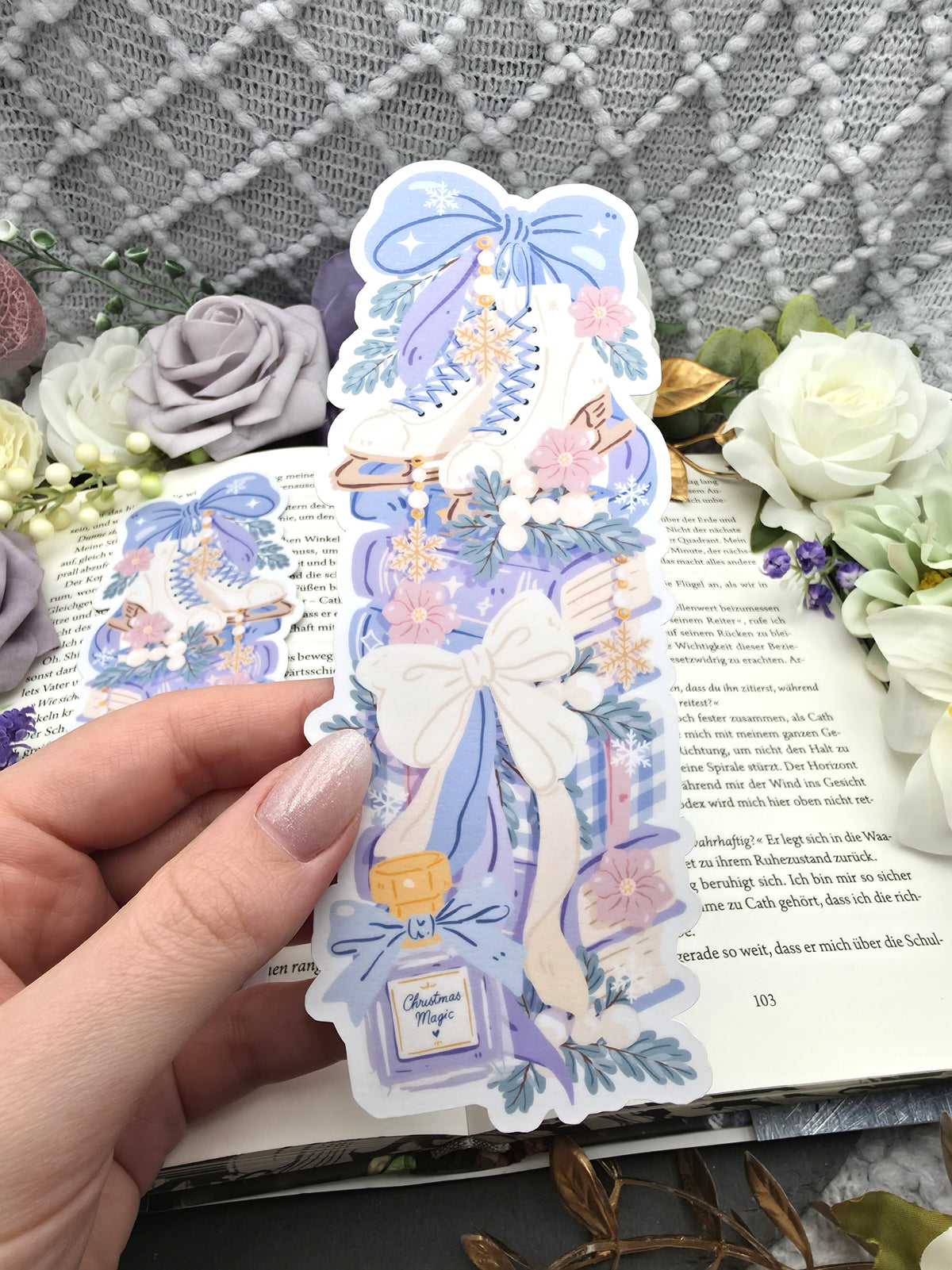 Lesezeichen Christmas Magic | Die Cut Bookmark