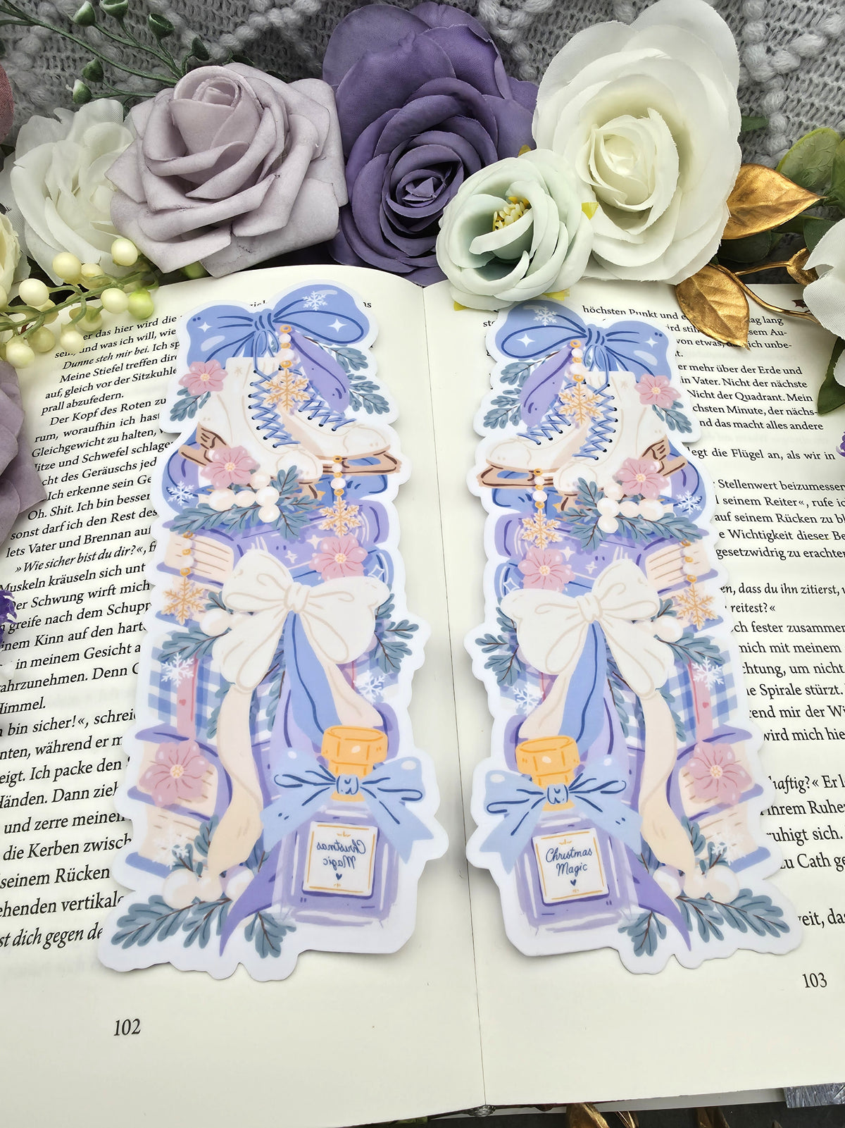 Lesezeichen Christmas Magic | Die Cut Bookmark