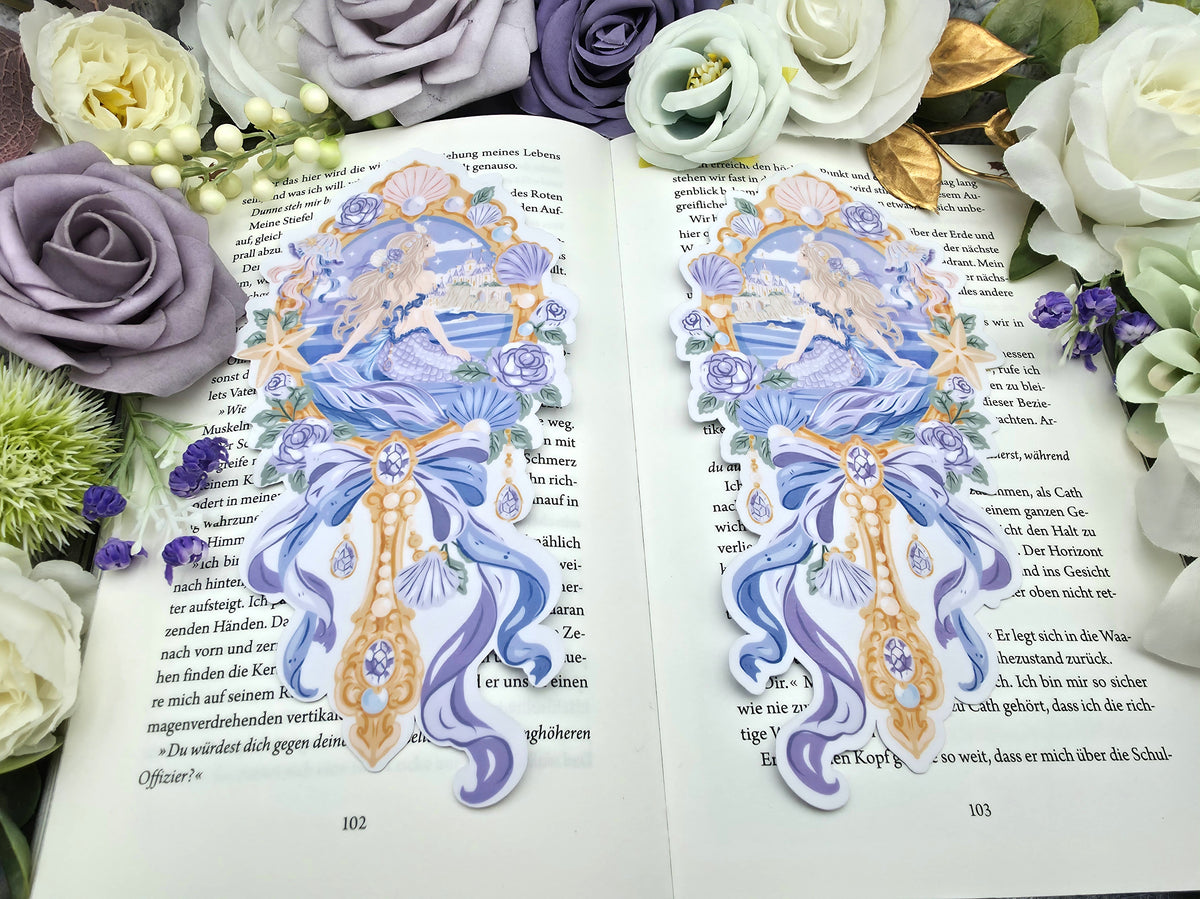 Lesezeichen Magical Mermaid Mirror | Die Cut Bookmark