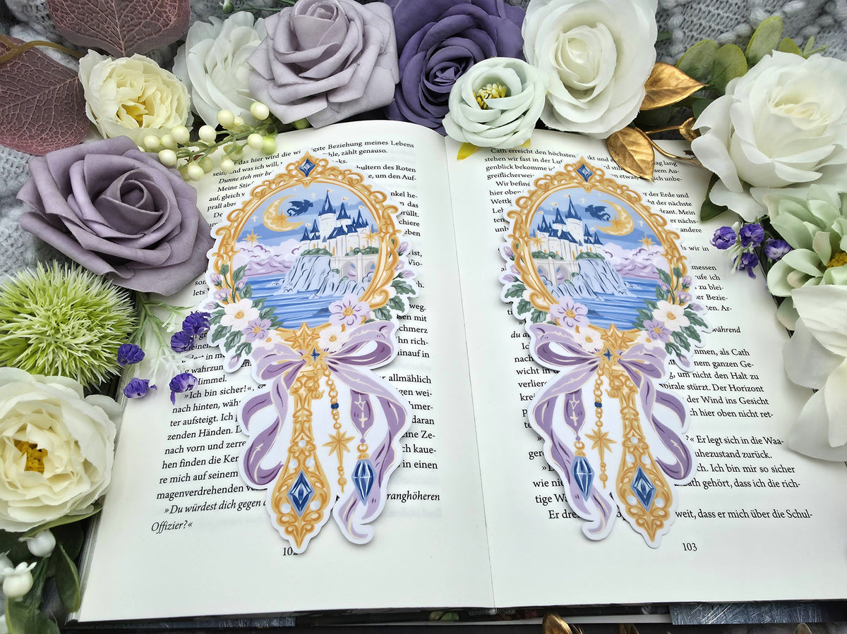 Lesezeichen Magical Castle Mirror | Die Cut Bookmark