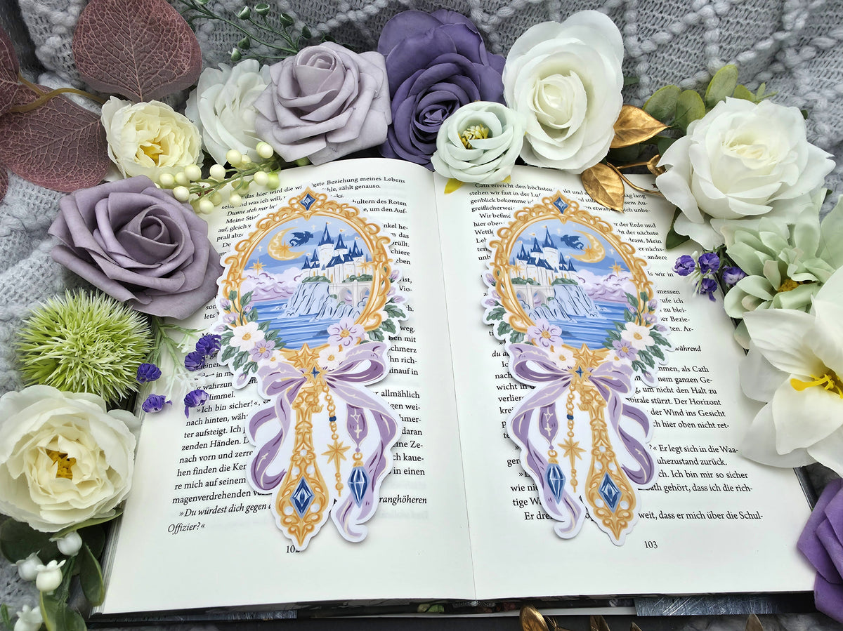 Lesezeichen Magical Castle Mirror | Die Cut Bookmark