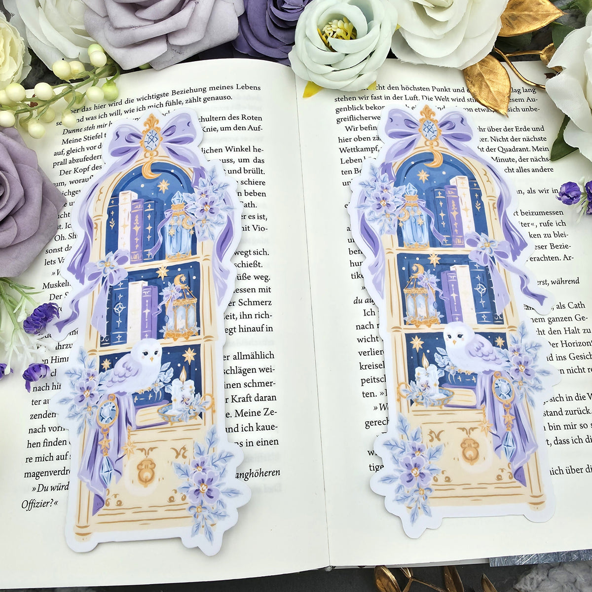 Lesezeichen Magical Bookshelf | Die Cut Bookmark