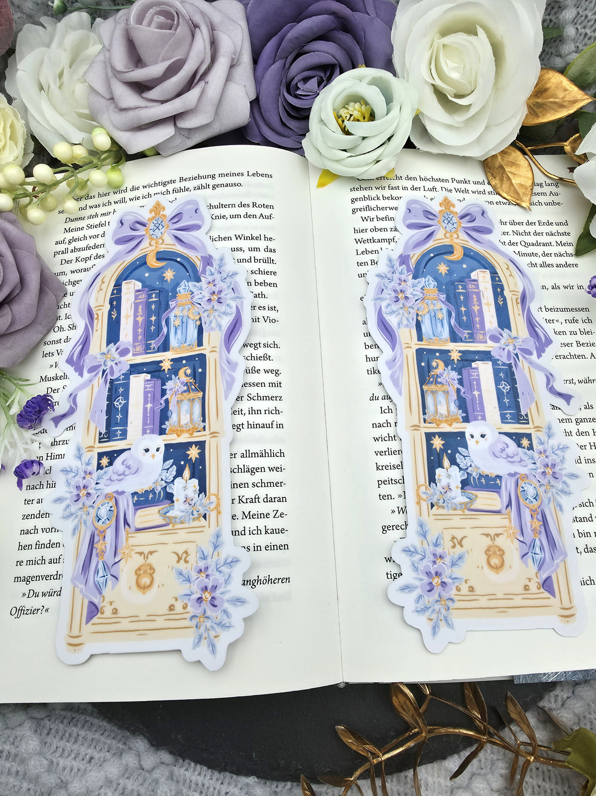 Lesezeichen Magical Bookshelf | Die Cut Bookmark