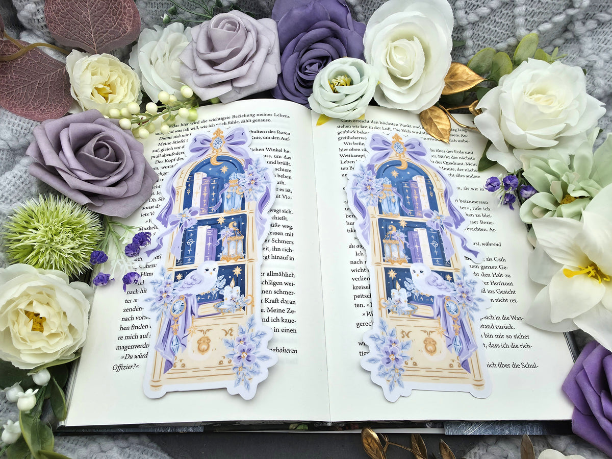 Lesezeichen Magical Bookshelf | Die Cut Bookmark