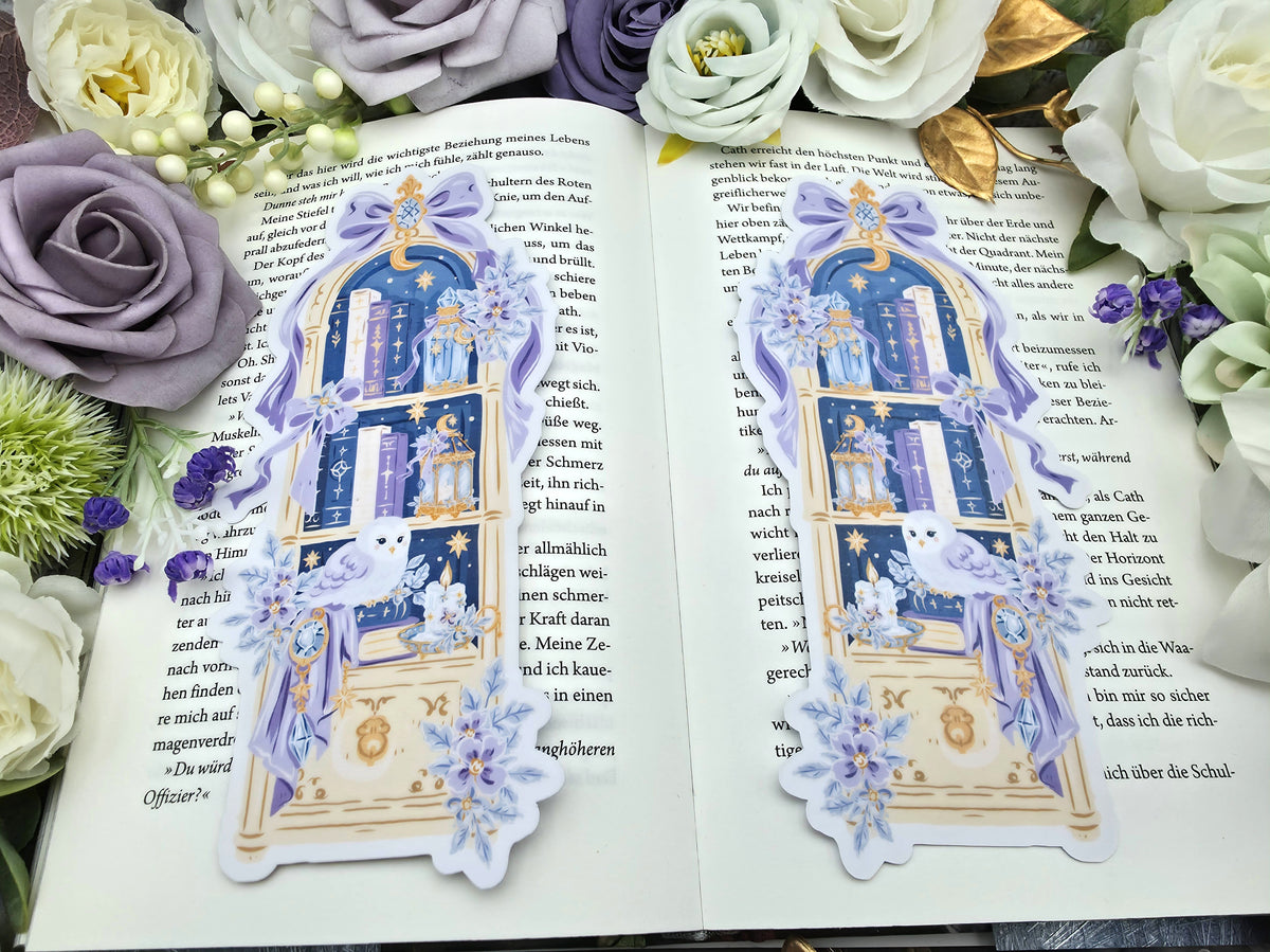 Lesezeichen Magical Bookshelf | Die Cut Bookmark