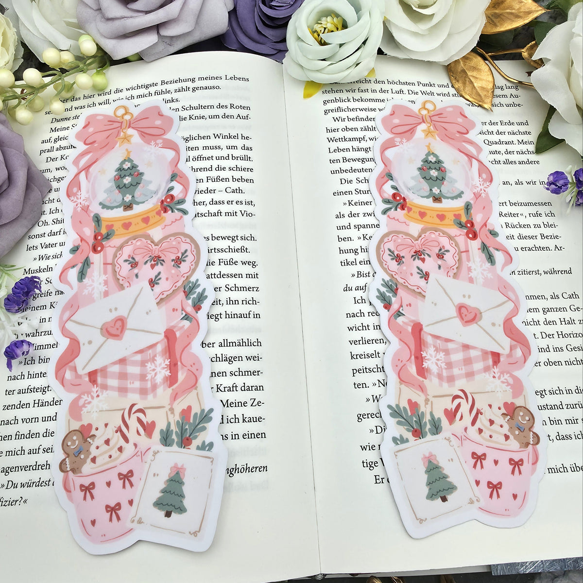 Lesezeichen Christmas Love | Die Cut Bookmark
