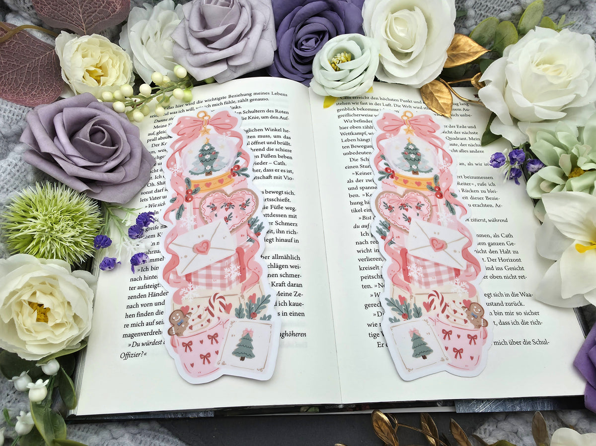 Lesezeichen Christmas Love | Die Cut Bookmark