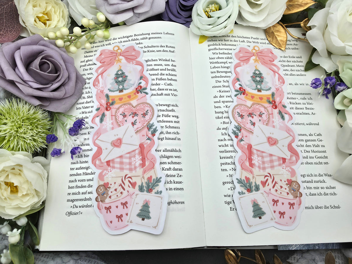 Lesezeichen Christmas Love | Die Cut Bookmark