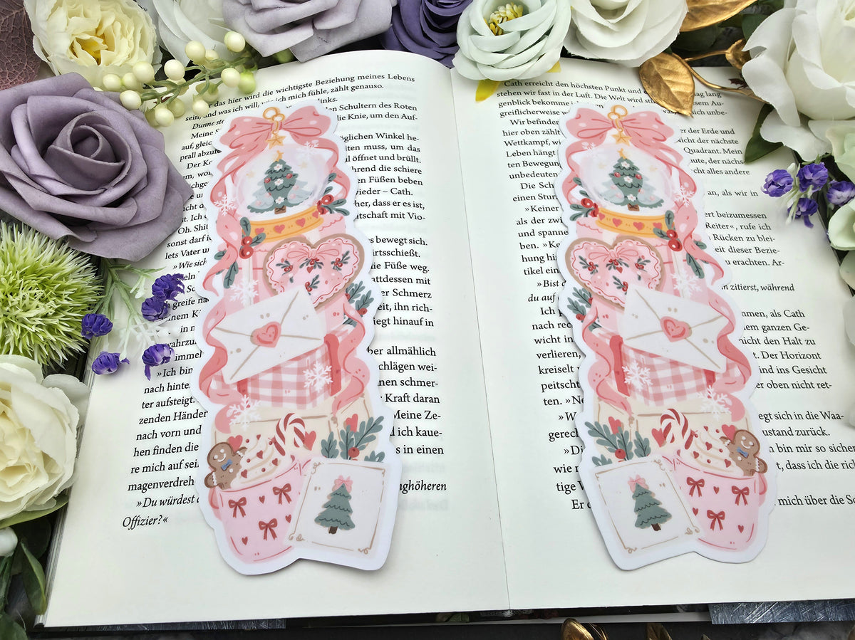 Lesezeichen Christmas Love | Die Cut Bookmark