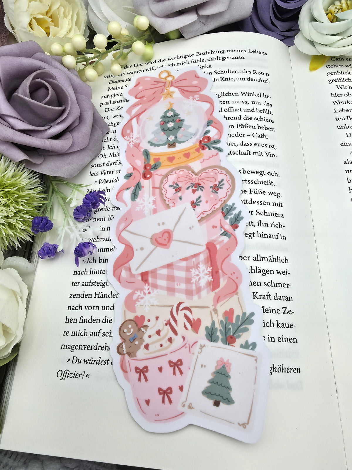 Lesezeichen Christmas Love | Die Cut Bookmark