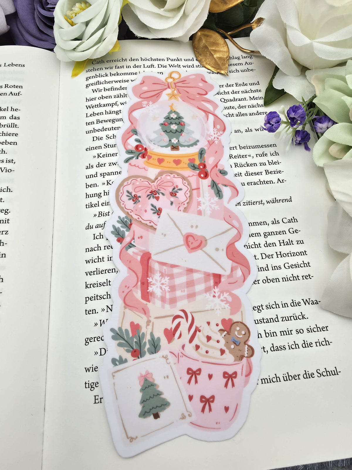 Lesezeichen Christmas Love | Die Cut Bookmark