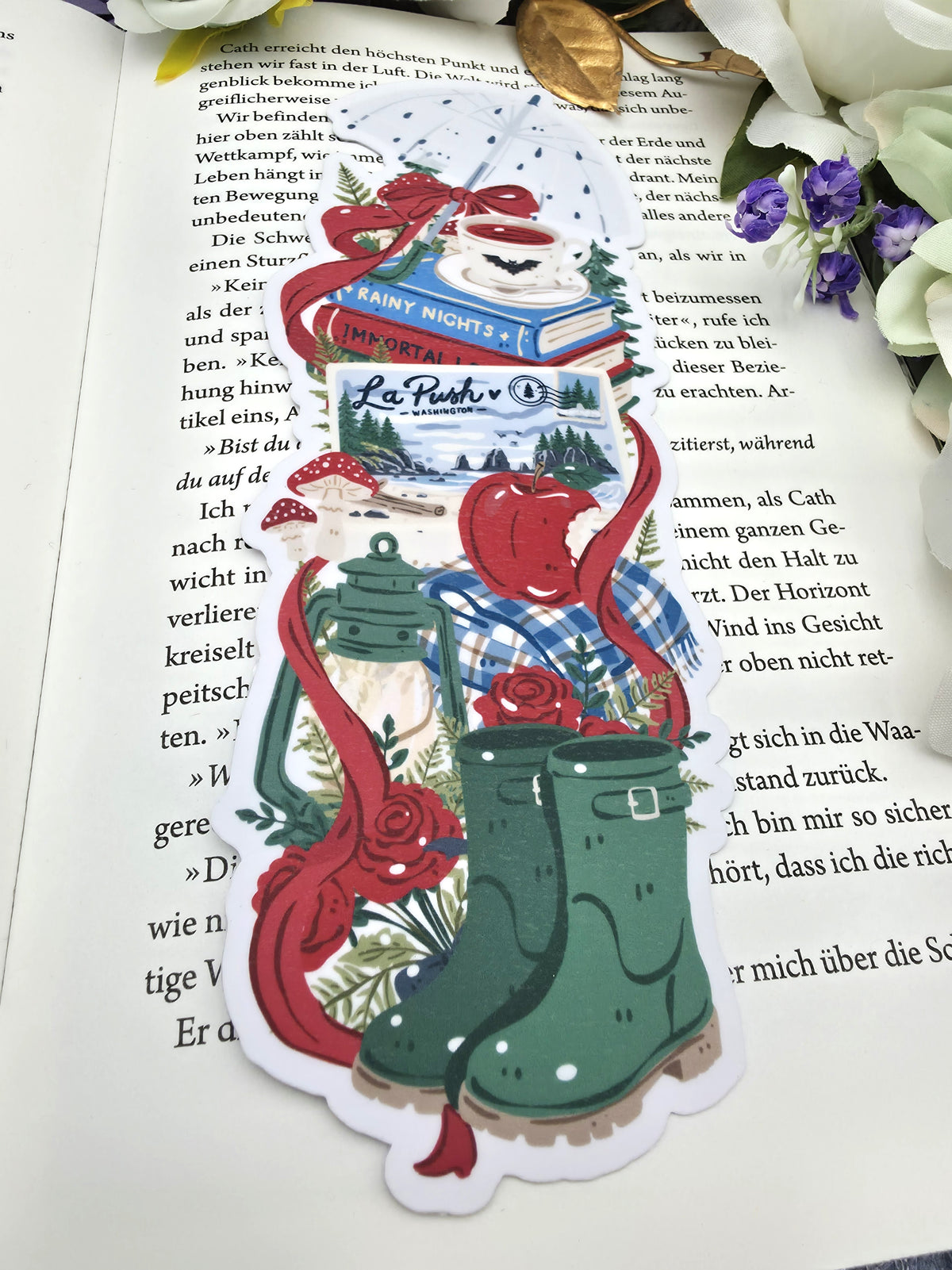 Lesezeichen Trip to La Push | Die Cut Bookmark