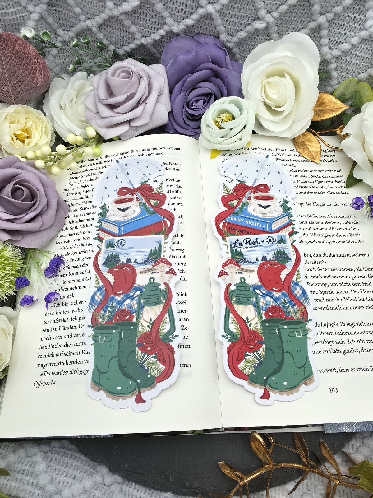 Lesezeichen Trip to La Push | Die Cut Bookmark
