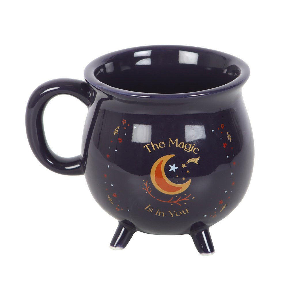 Mug "The Magic is in you" ceramic blue