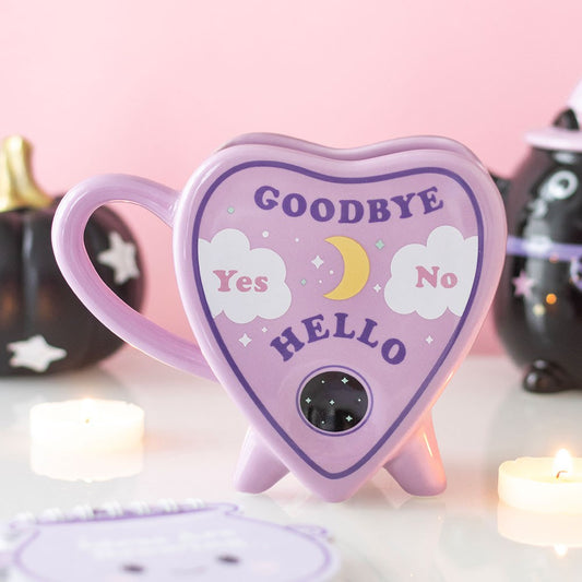 "Pastel Planchette" Ceramic Mug, Purple