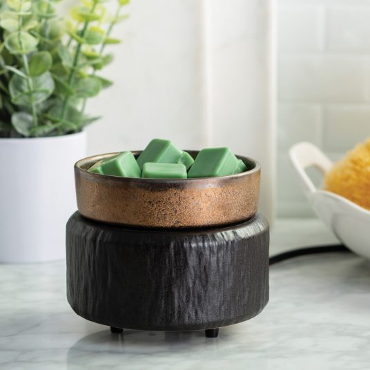 CANDLE WARMERS® 2 in1 Classic Duftlampe PRIMITIVE BLACK schwarz/bronze elektrisch