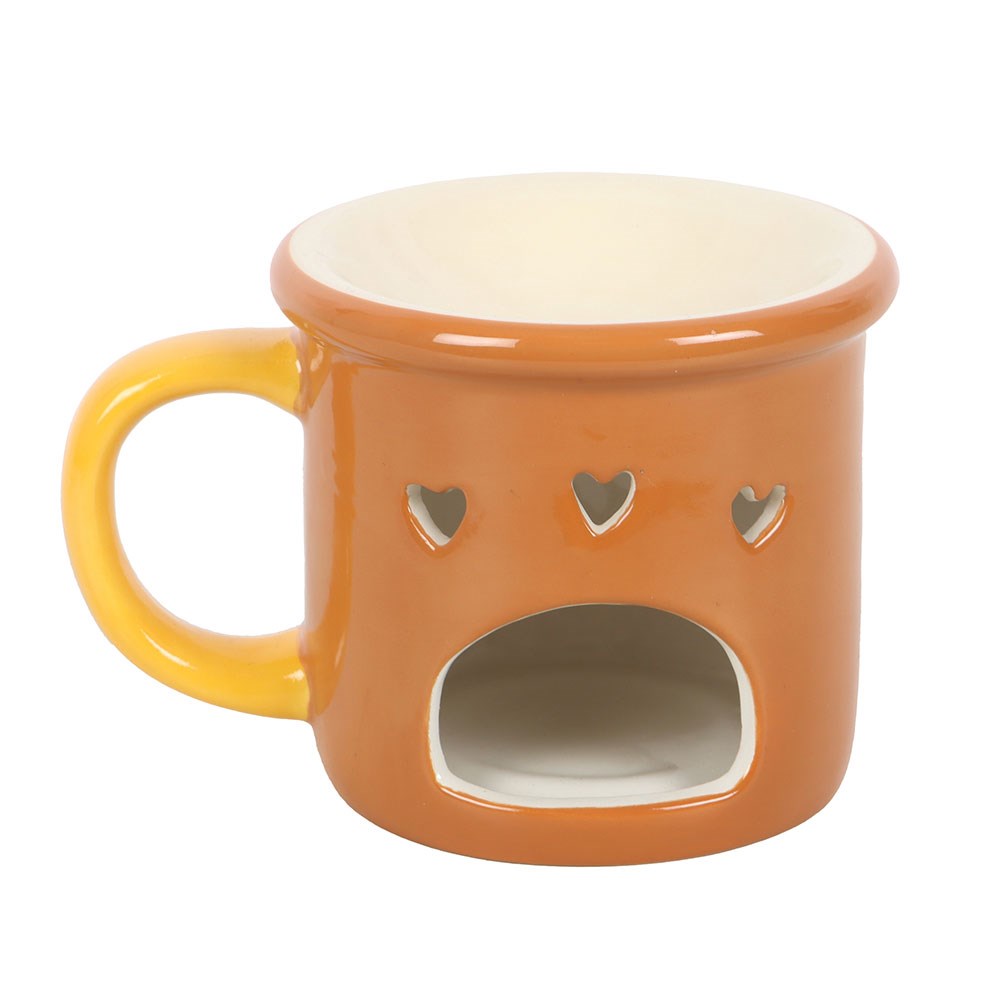 Duftlampe Teelicht "Pumpkin Spice Mug" Keramik orange