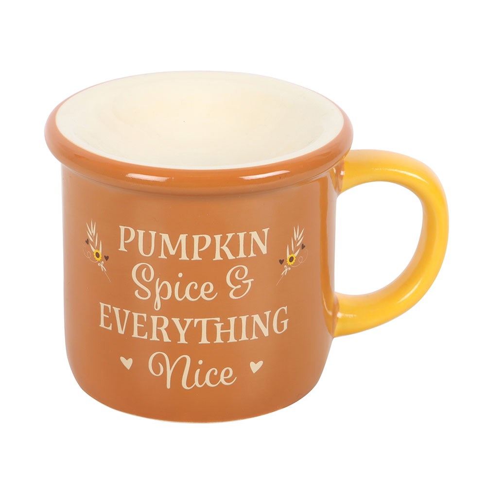 Duftlampe Teelicht "Pumpkin Spice Mug" Keramik orange