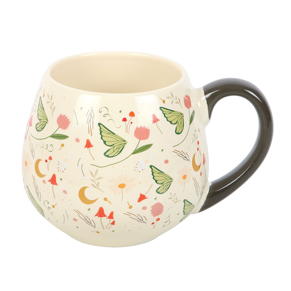Mug "Fairy Folklore" ceramic cream