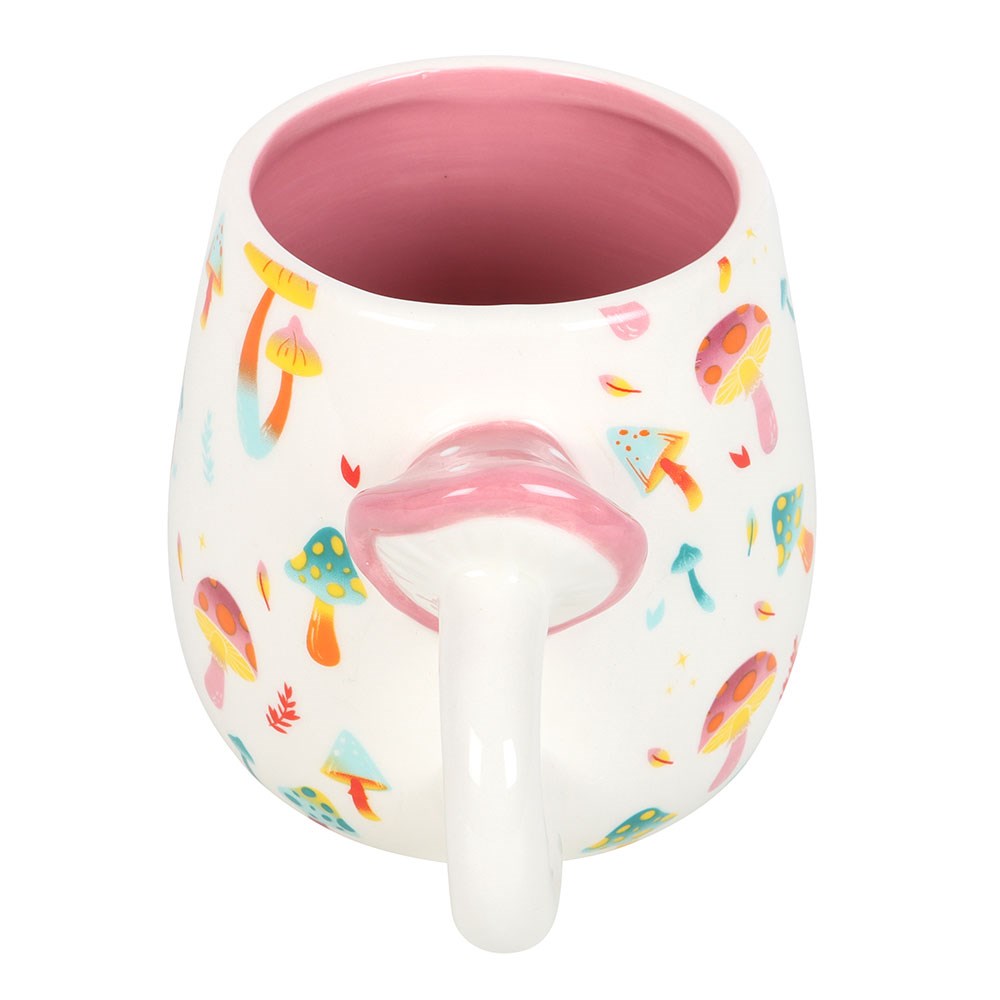 Mug "Funky Fungi" ceramic white