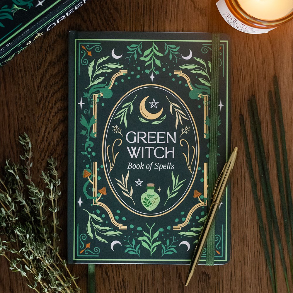 Notebook A5 Green Witch