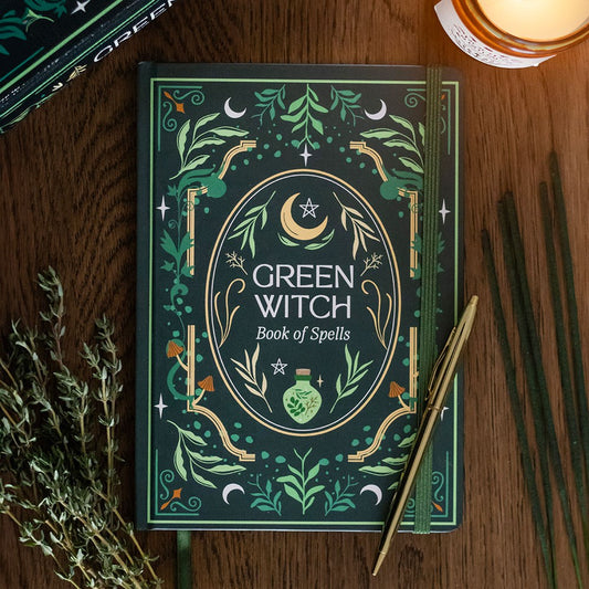 Notebook A5 Green Witch