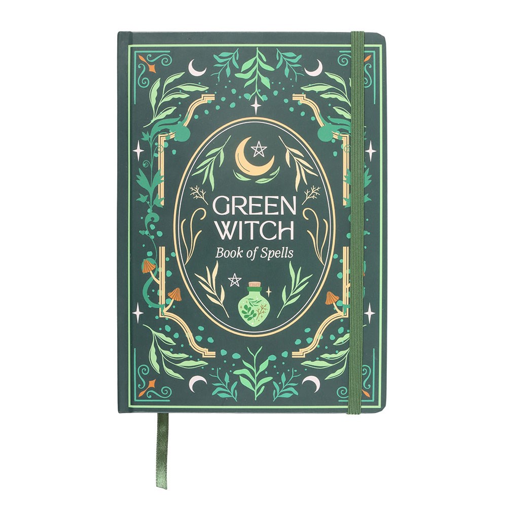 Notebook A5 Green Witch