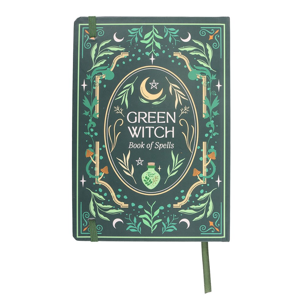 Notebook A5 Green Witch
