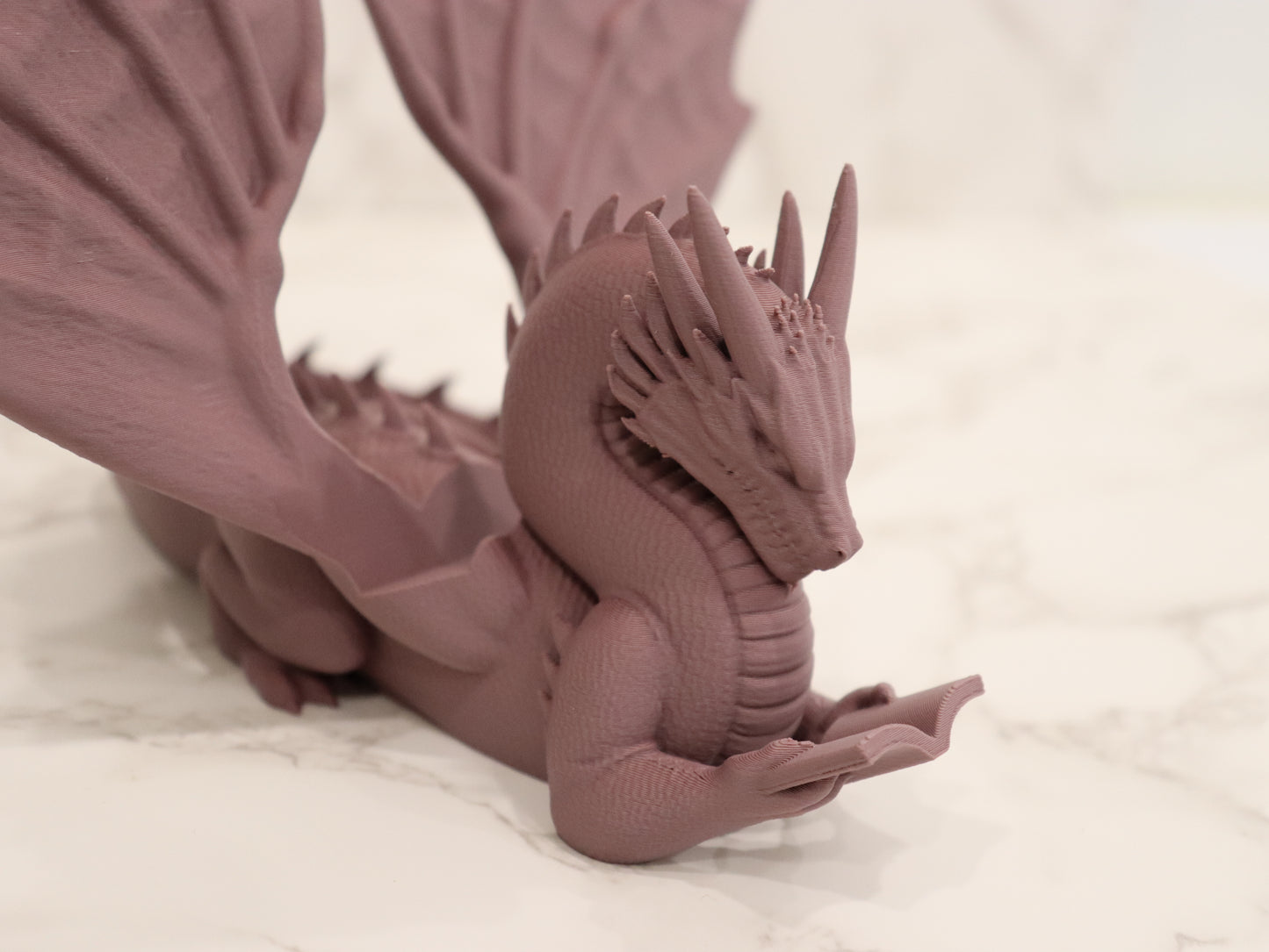 Buchhalter lesender Drache Farbauswahl Cozy Colors | verschiedene Größen | 3D Druck | Aufsteller Bücher E-Reader Tablet
