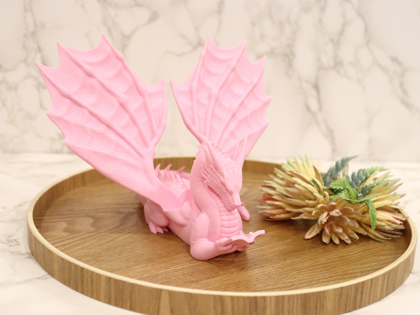 Buchhalter lesender Drache Farbauswahl Candy Colors | verschiedene Größen | 3D Druck | Aufsteller Bücher E-Reader Tablet