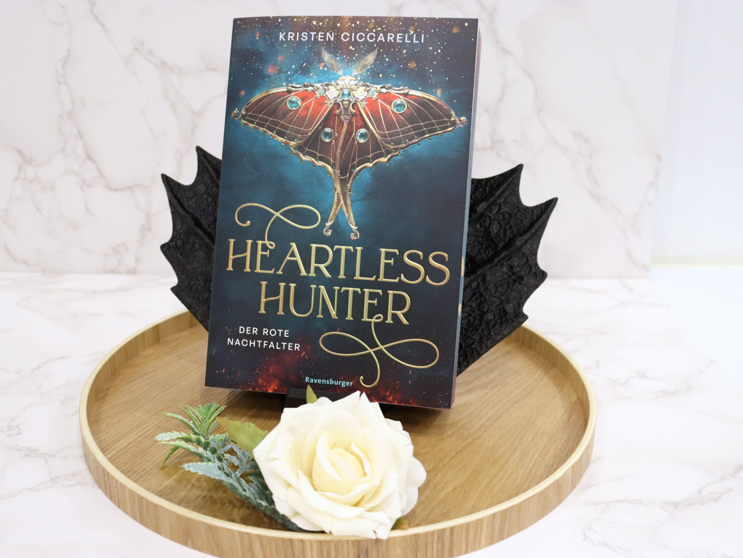 Book Stand Dragon Wings Black or Gold | 3D Print | Bookend | Holder for Book E-Reader Tablet