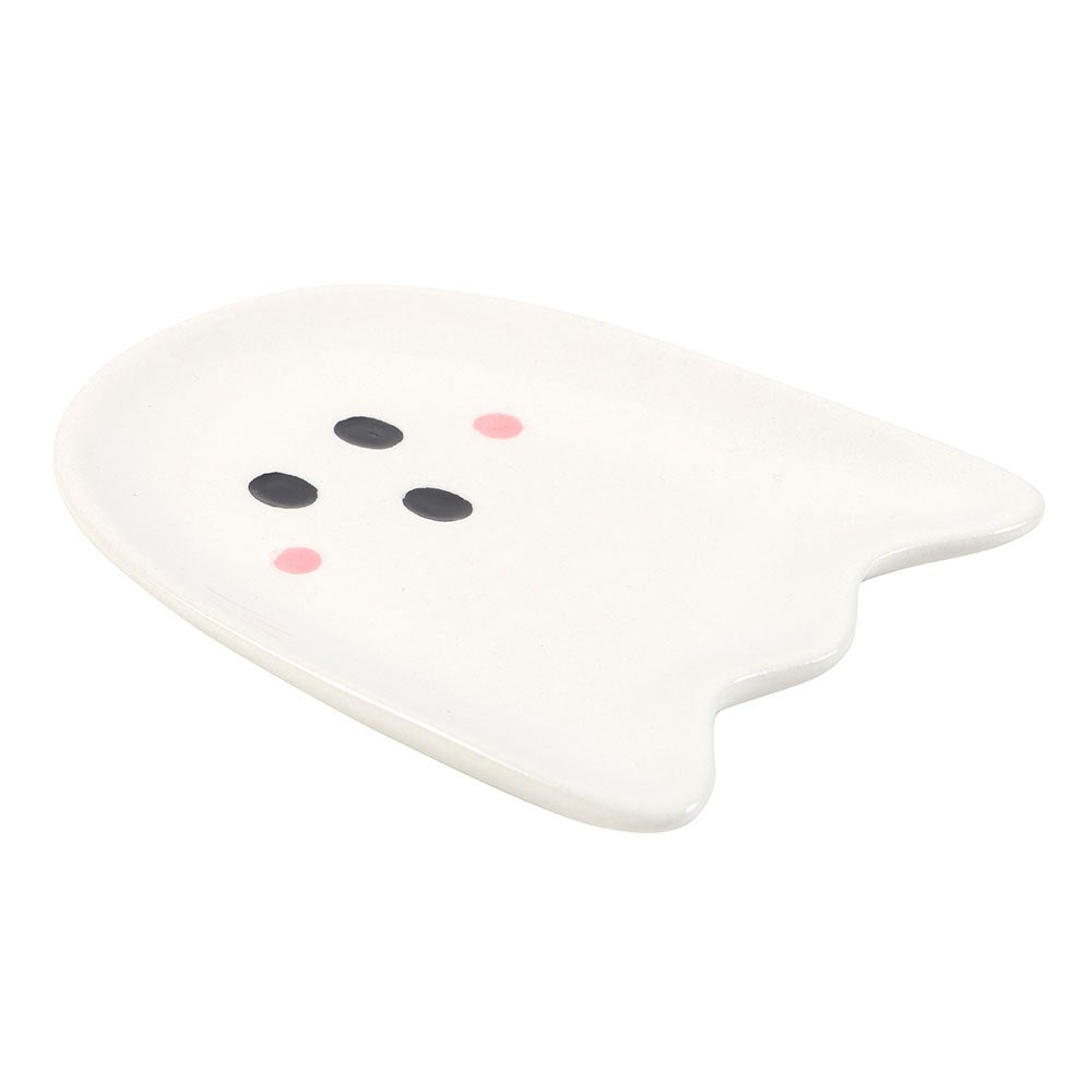 Schmuckschale "Sweet Ghost" Keramik weiß
