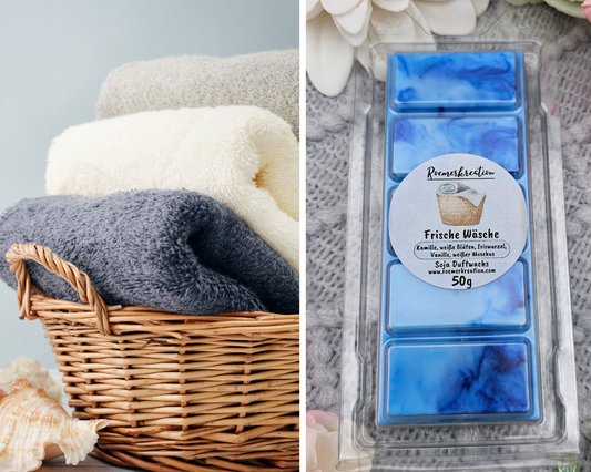 Tafel 50 g | Frische Wäsche | Duftwachs