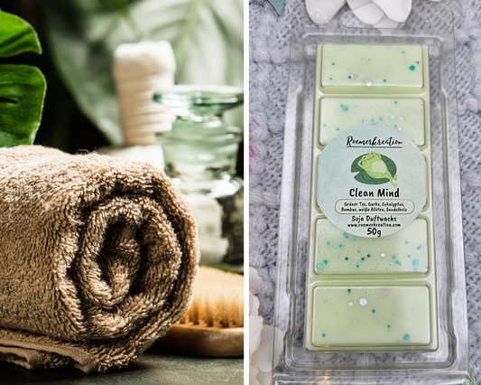 Tafel 50 g | Clean Mind | Duftwachs