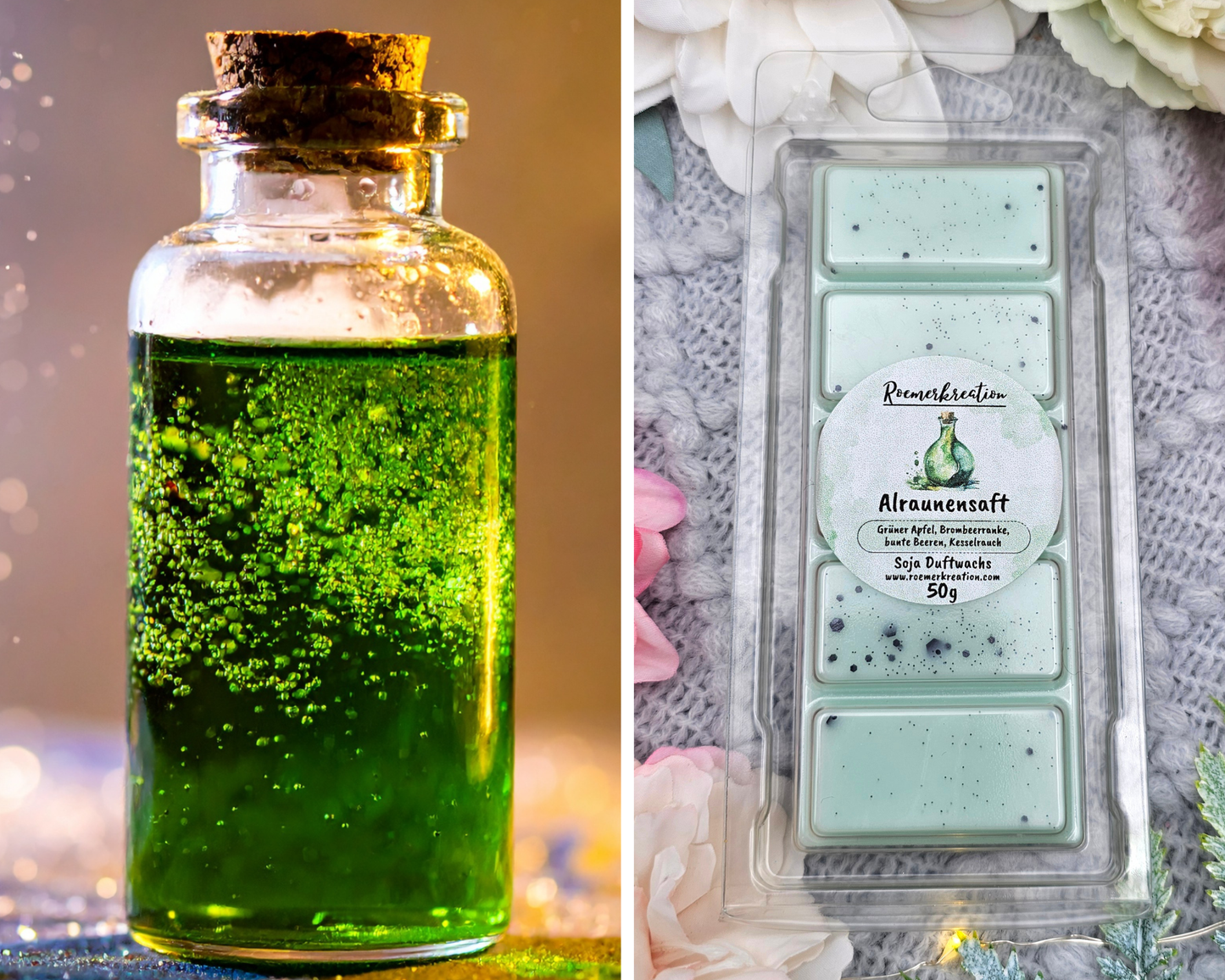 Tafel 50 g | Alraunensaft | Duftwachs