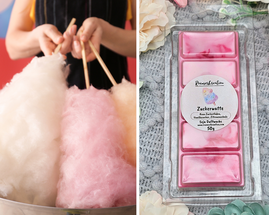 Tafel 50 g | Zuckerwatte | Duftwachs