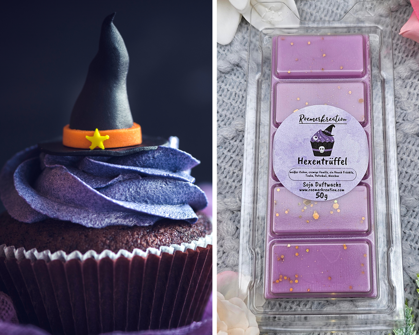 Tafel 50 g | Hexentrüffel | Duftwachs