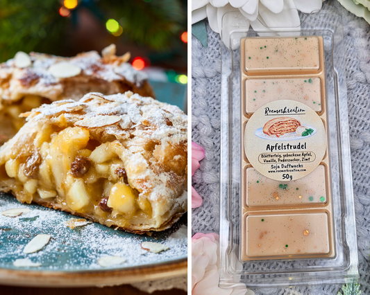 Tafel 50 g | Apfelstrudel | Duftwachs