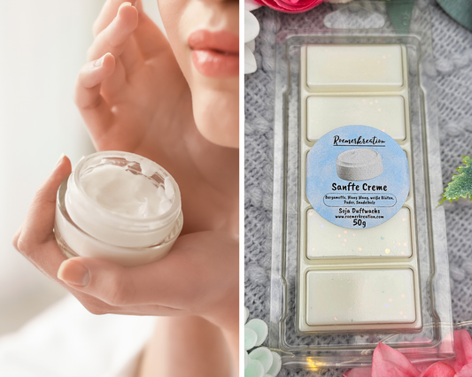 Tafel 50 g | Sanfte Creme | Duftwachs