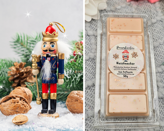 Tafel 50 g | Nussknacker | Duftwachs