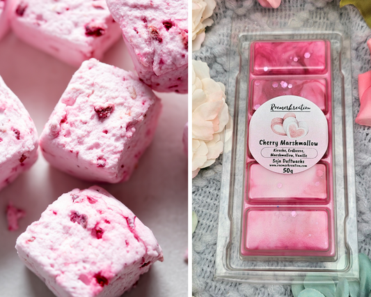 Tafel 50 g | Cherry Marshmallow | Duftwachs